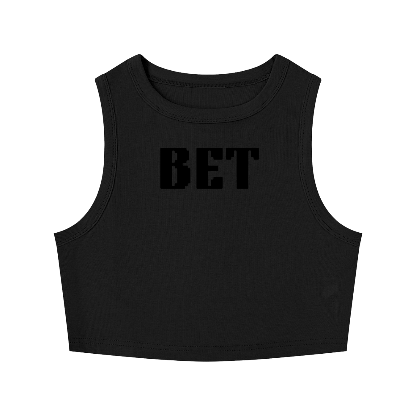 Women's Tight Crewneck Crop Tank Top