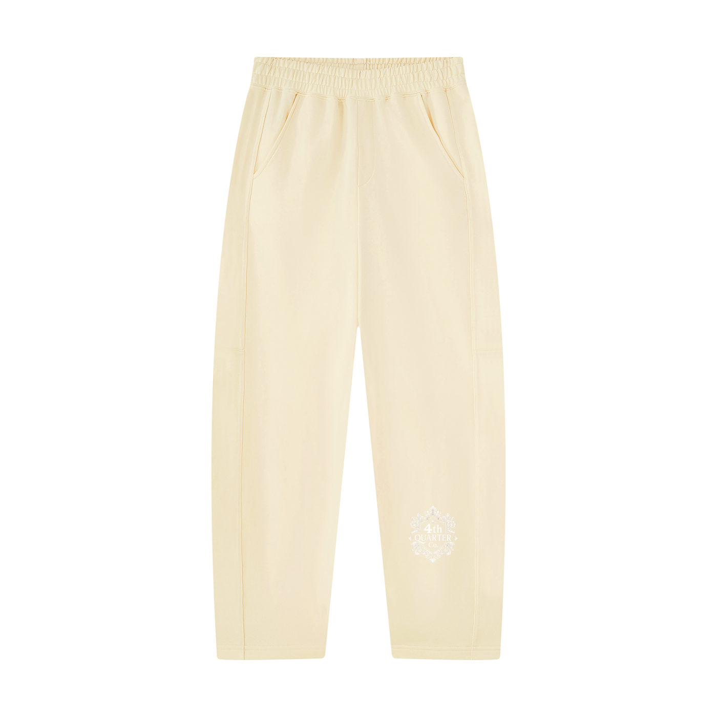 Unisex Tapered Straight Hem Sweatpants