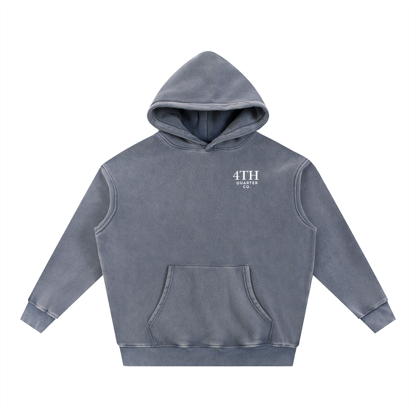 Tuscaloosa on the Map - Snow Wash Fleece Oversize Hoodie