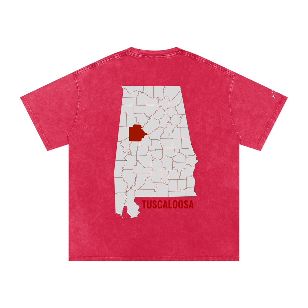 Keep IT Moving Snow Washed Oversized Cotton T-Shirt
