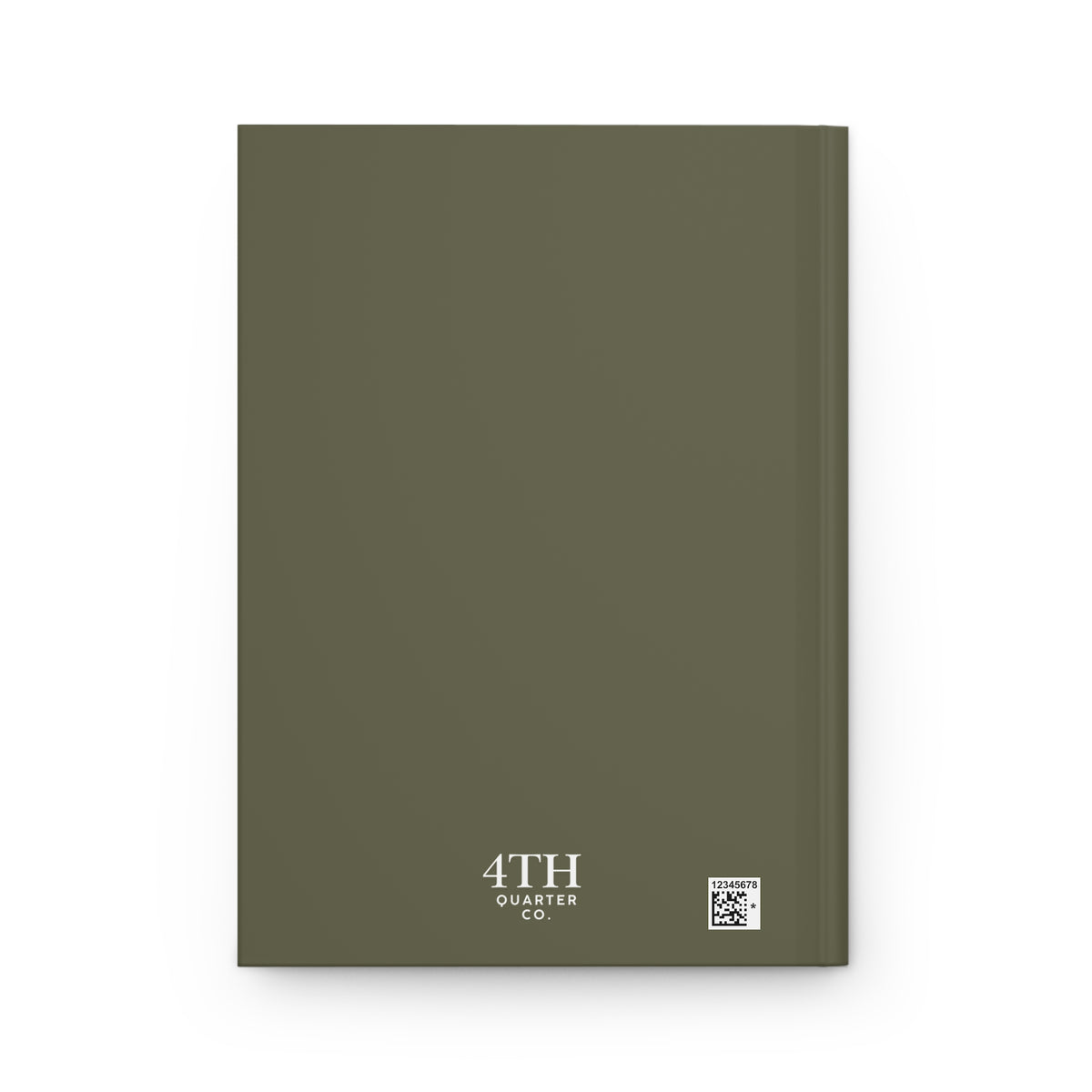 Keep It Moving Hardcover Journal — Olive Lined Notebook for Motivation & Daily Planning