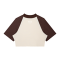 Women’s Color Block Raglan Crop T-Shirt