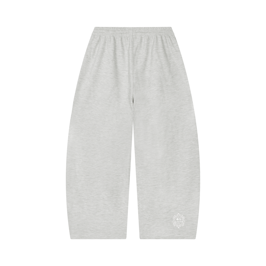 Waffle Barrel Leg Pants