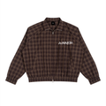 Unisex Plaid Full-Zip Track Jacket