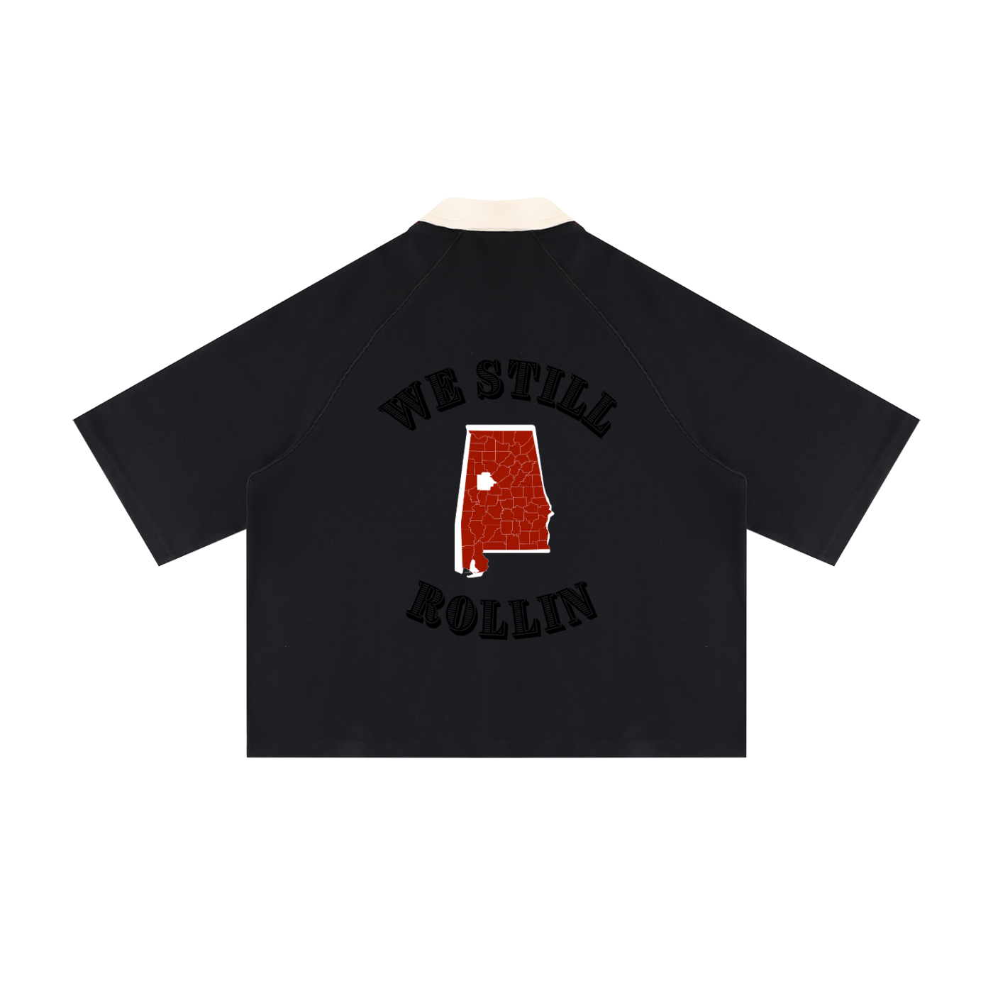 Boxy Short Sleeve Button-Up Shirt