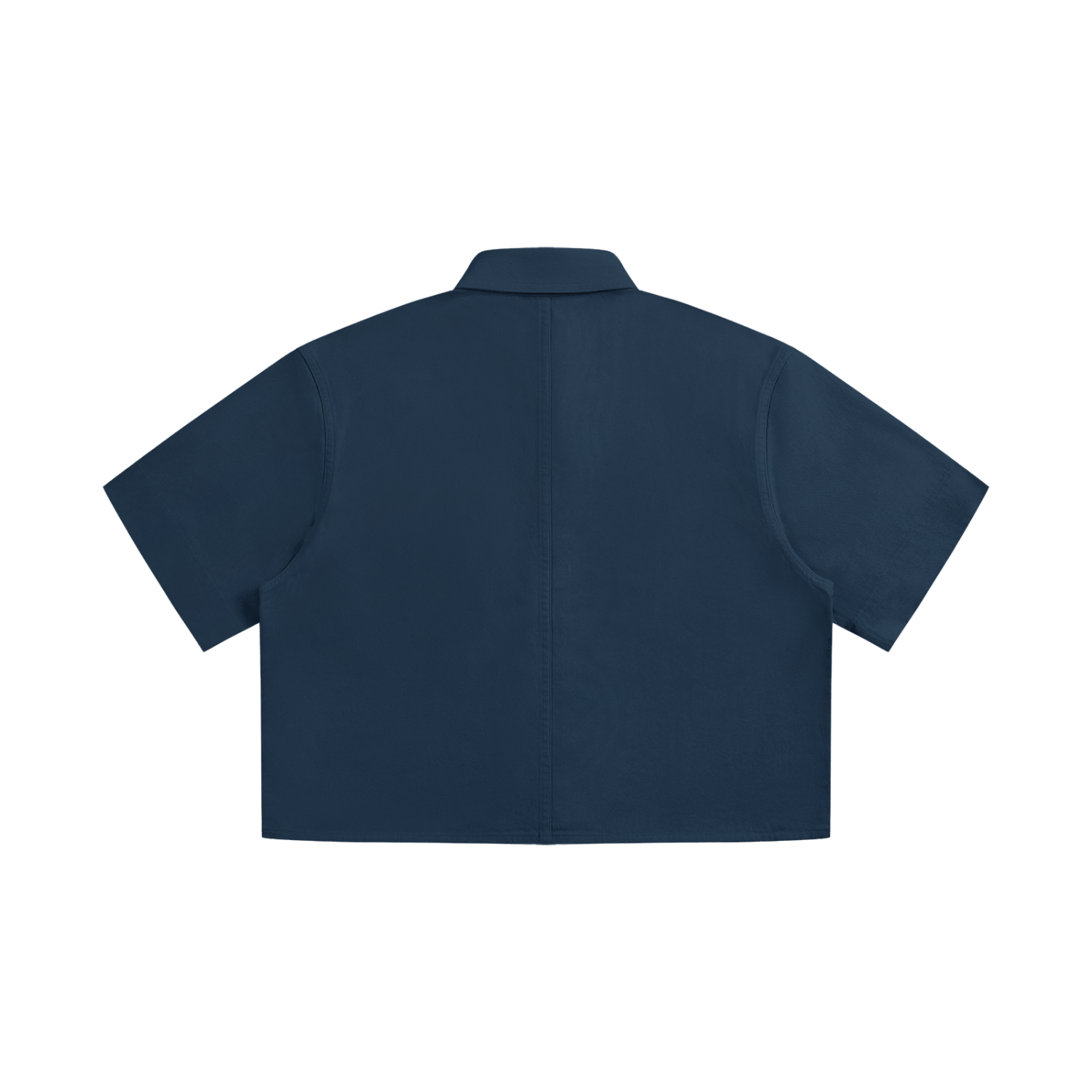 Women’s Button-Up Crop Short Sleeve Shirt