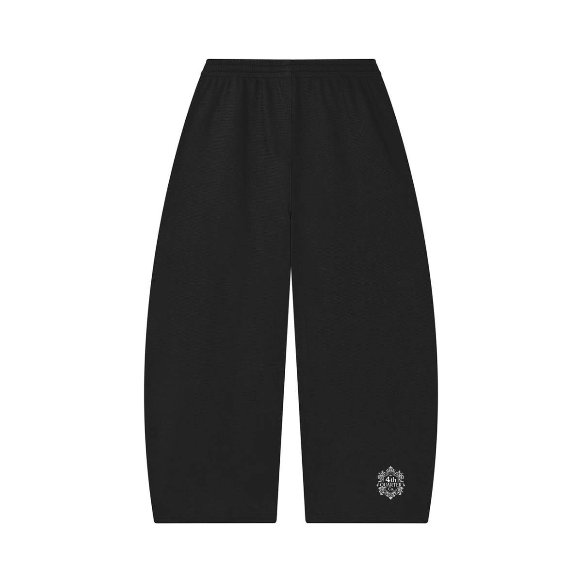 Waffle Barrel Leg Pants