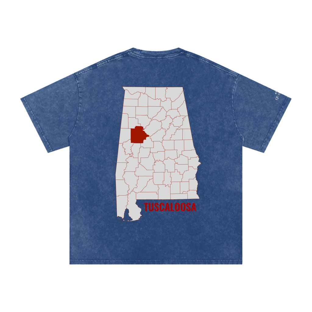 Keep IT Moving Snow Washed Oversized Cotton T-Shirt