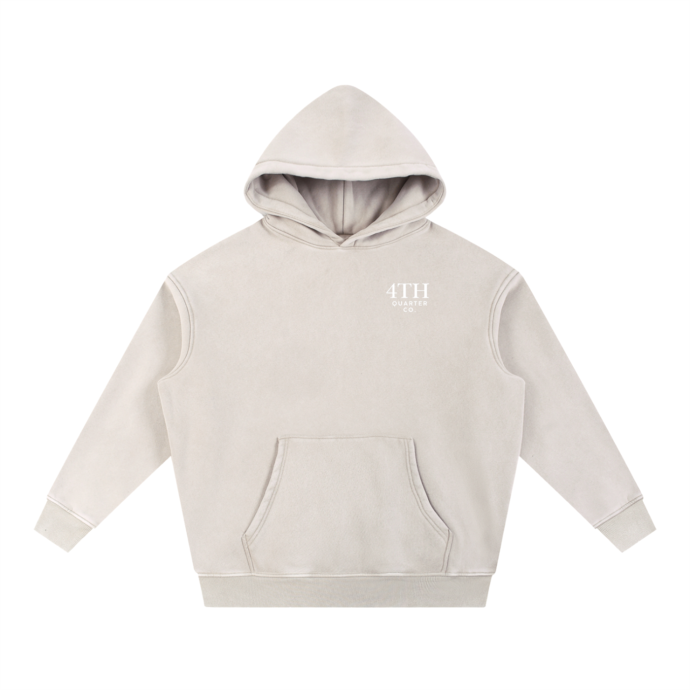 Tuscaloosa on the Map - Snow Wash Fleece Oversize Hoodie