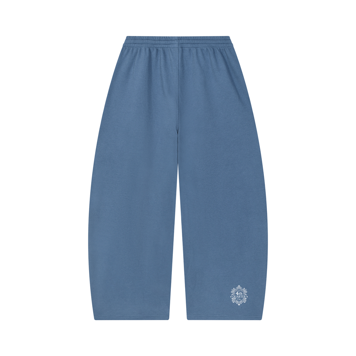 Waffle Barrel Leg Pants