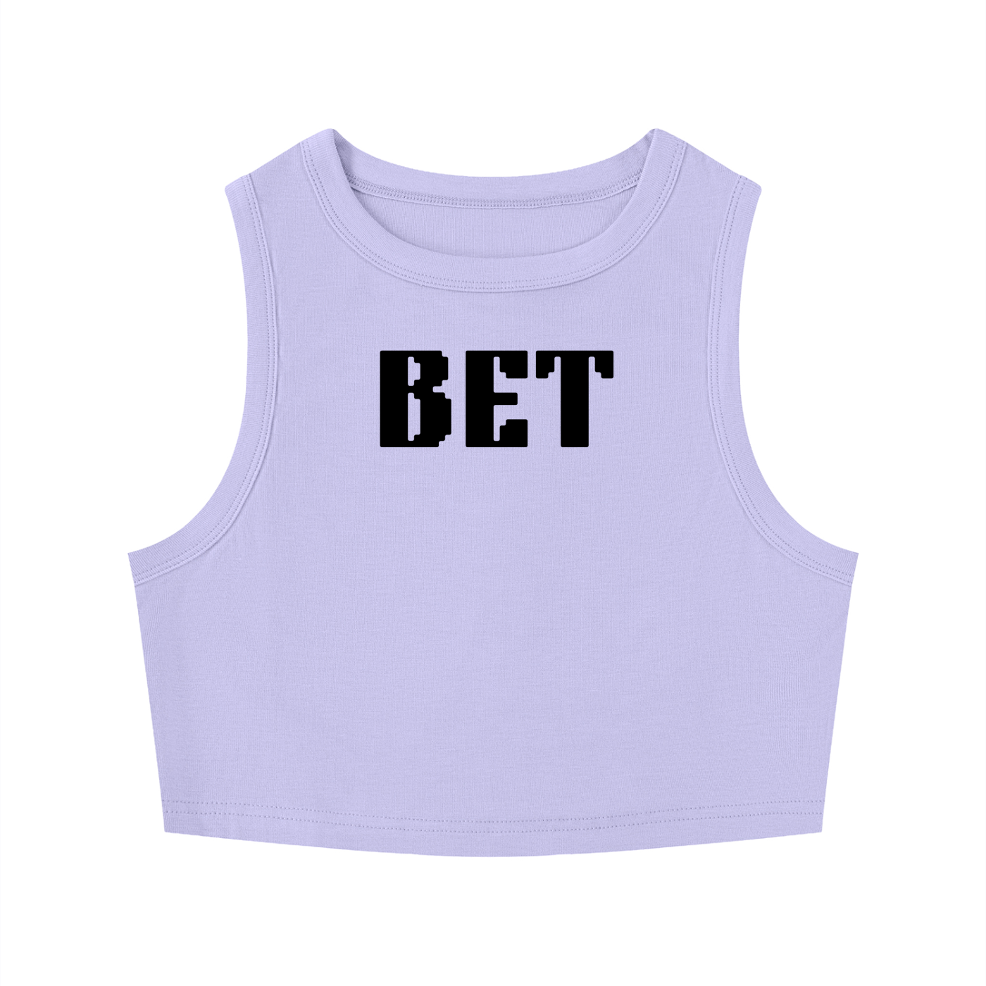 Women's Tight Crewneck Crop Tank Top