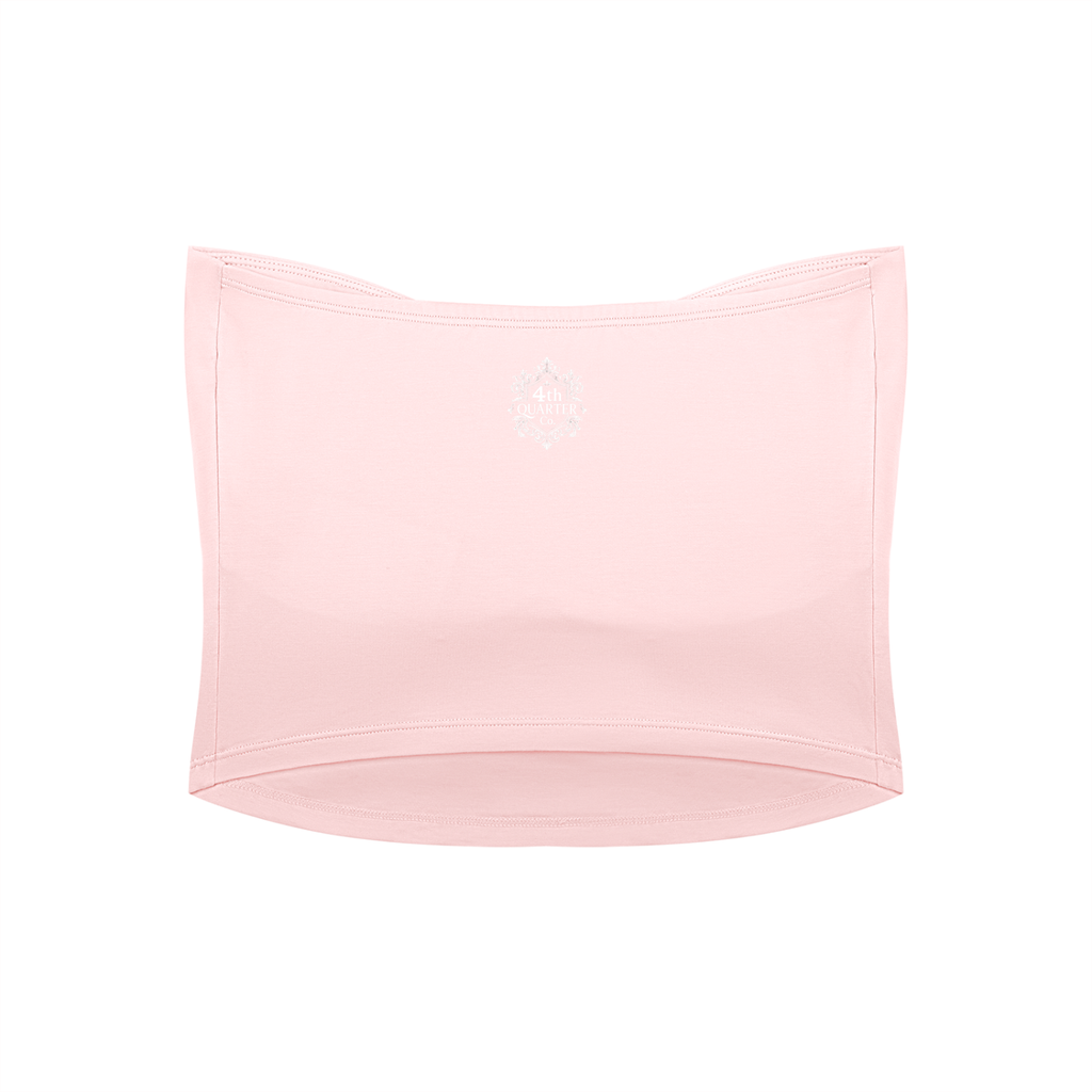 Women's Ruched Cropped Tube Top
