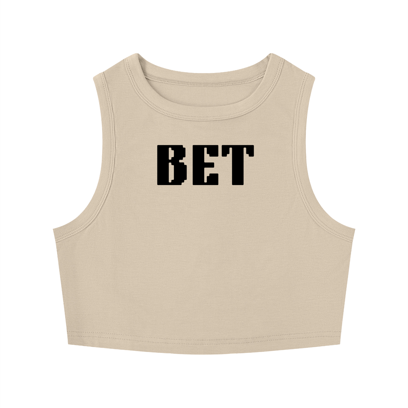 Women's Tight Crewneck Crop Tank Top