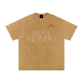 Keep IT Moving Snow Washed Oversized Cotton T-Shirt