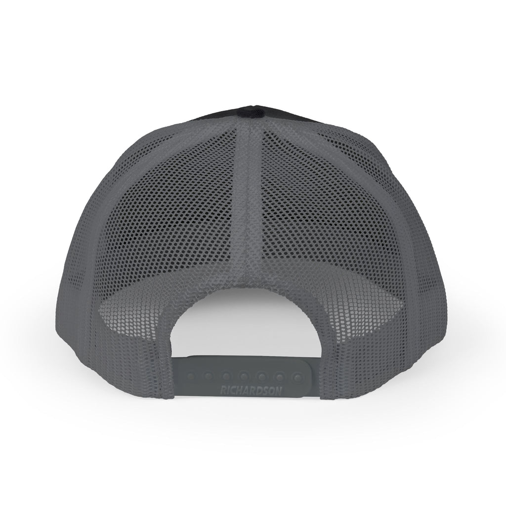 4TH Quarter Co. Embroidered Trucker Cap — White Snapback Mesh Hat