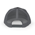 4TH Quarter Co. Embroidered Trucker Cap — White Snapback Mesh Hat