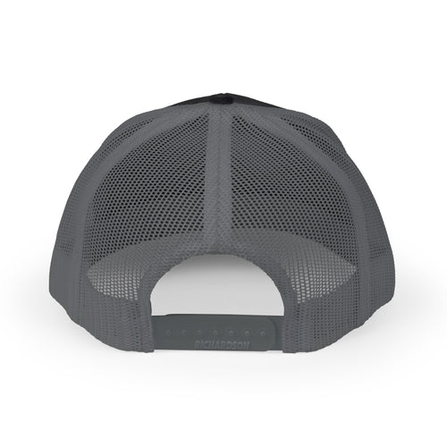 4TH Quarter Co. Embroidered Trucker Cap — White Snapback Mesh Hat
