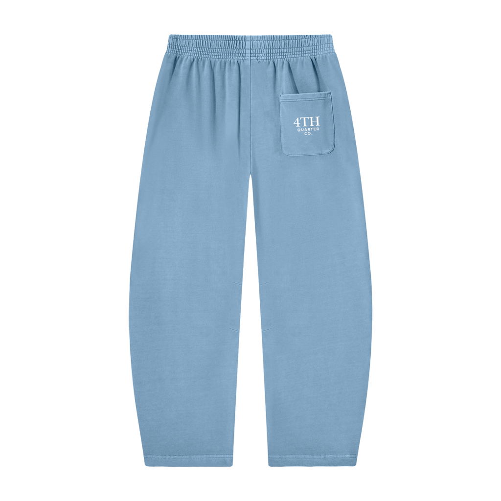Unisex Vintage Washed Barrel Leg Sweatpants
