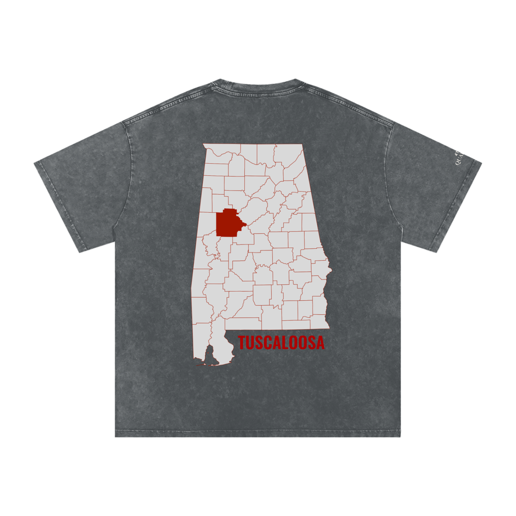 Keep IT Moving Snow Washed Oversized Cotton T-Shirt
