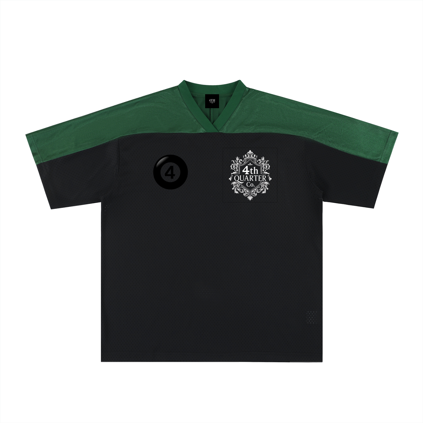 Oversized Mesh V-Neck Soccer Jersey