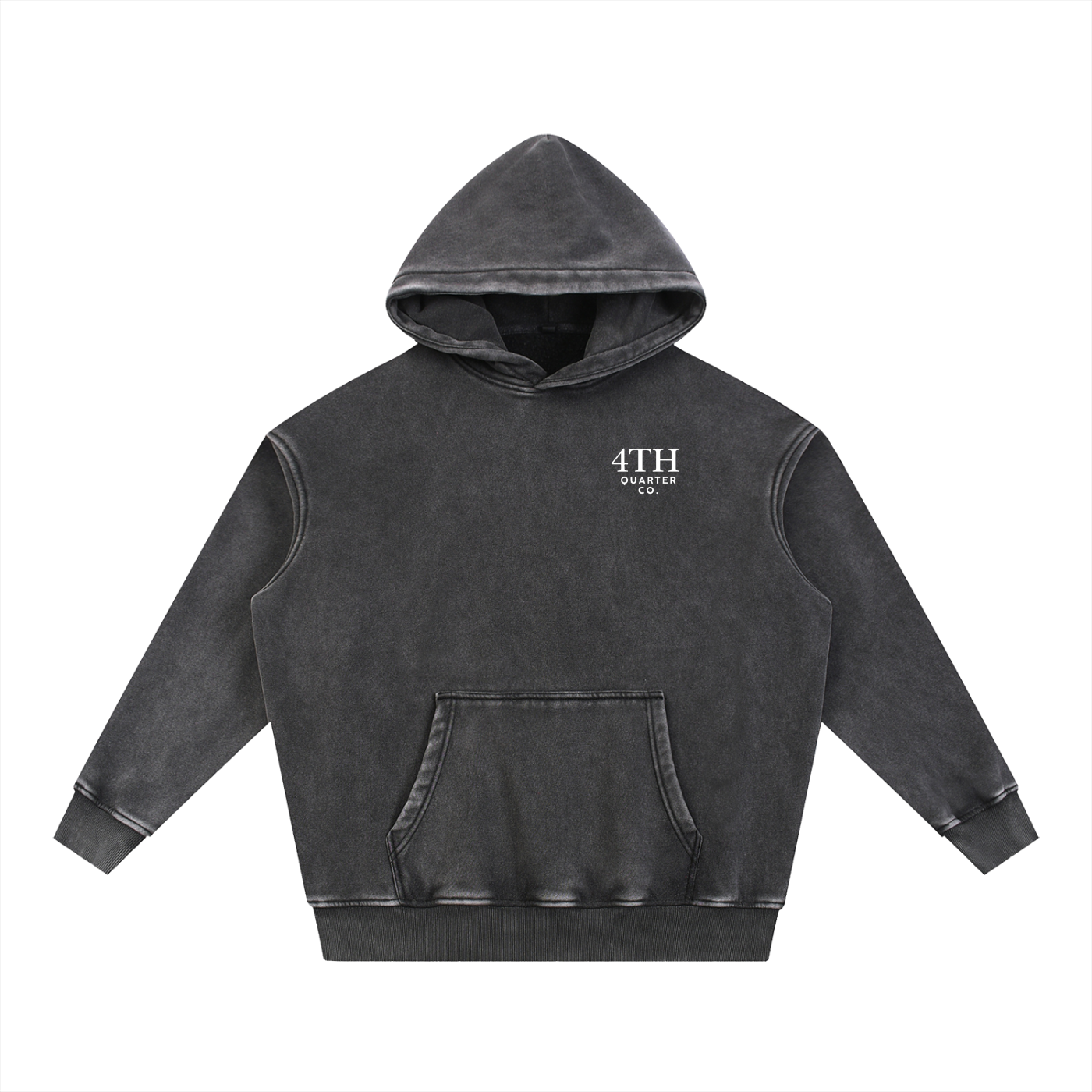 Tuscaloosa on the Map - Snow Wash Fleece Oversize Hoodie