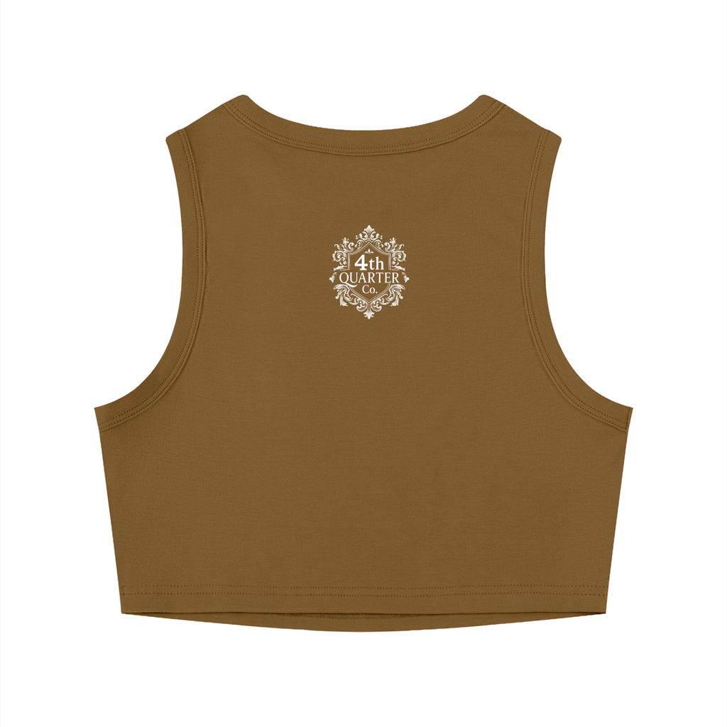 Women's Tight Crewneck Crop Tank Top