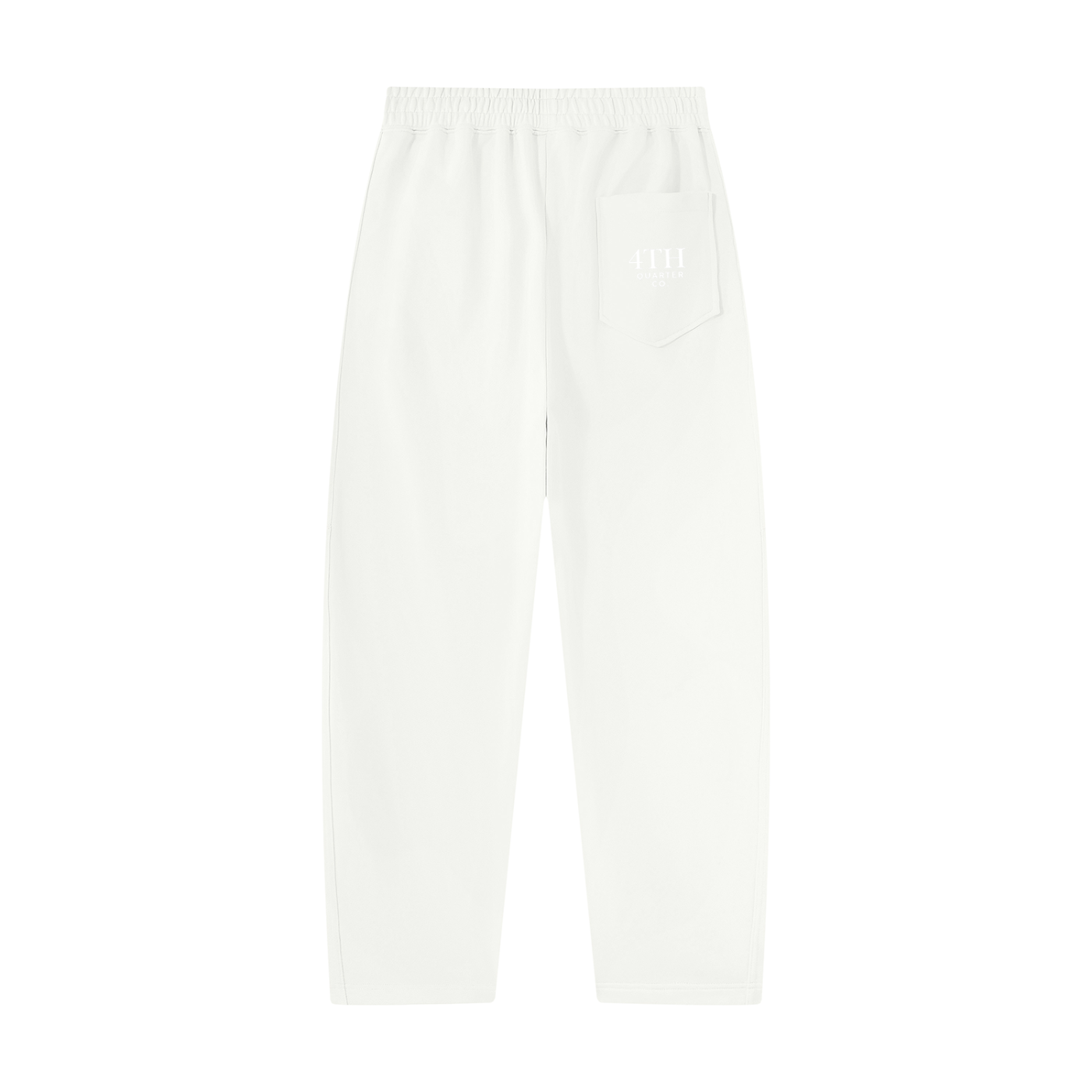 Unisex Tapered Straight Hem Sweatpants