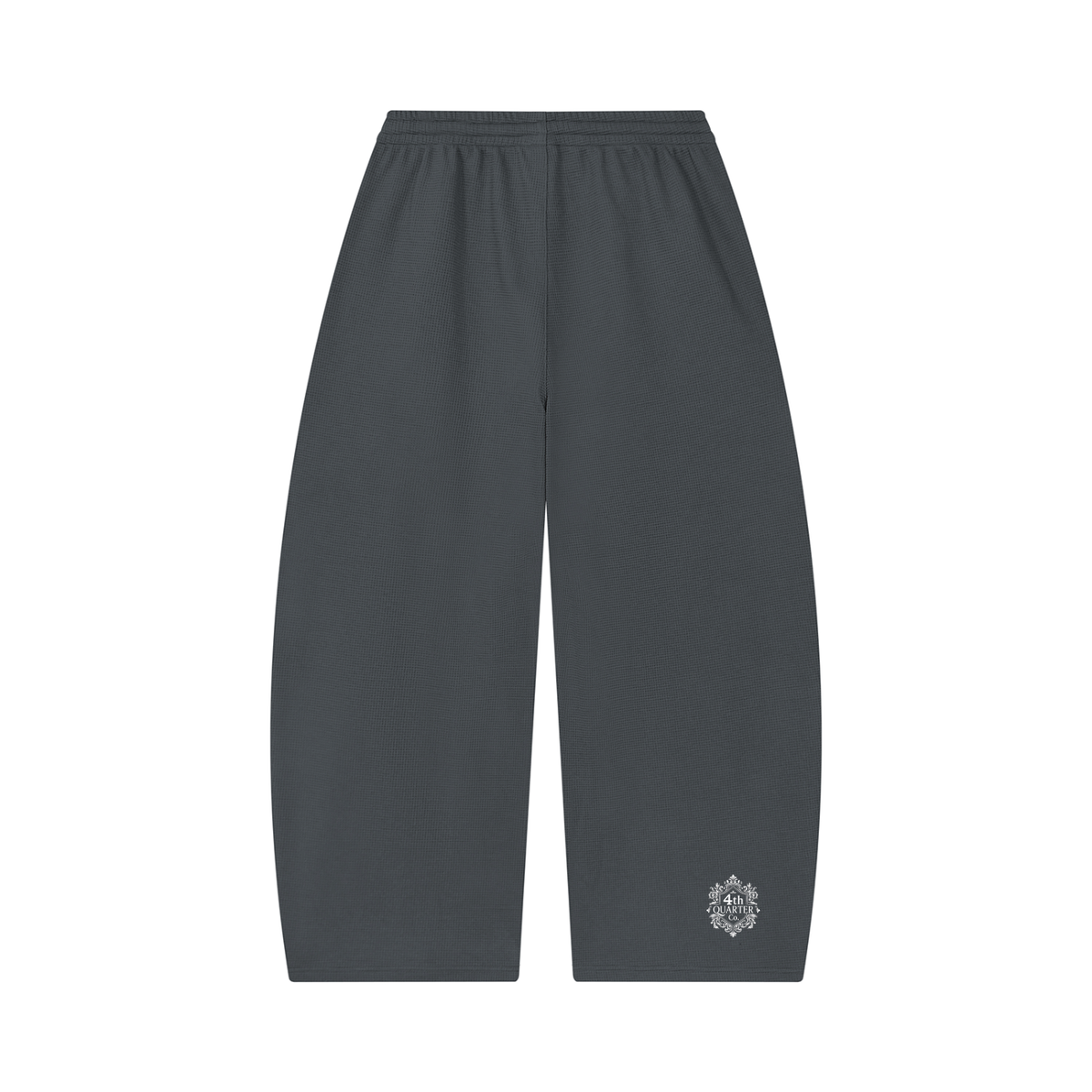 Waffle Barrel Leg Pants
