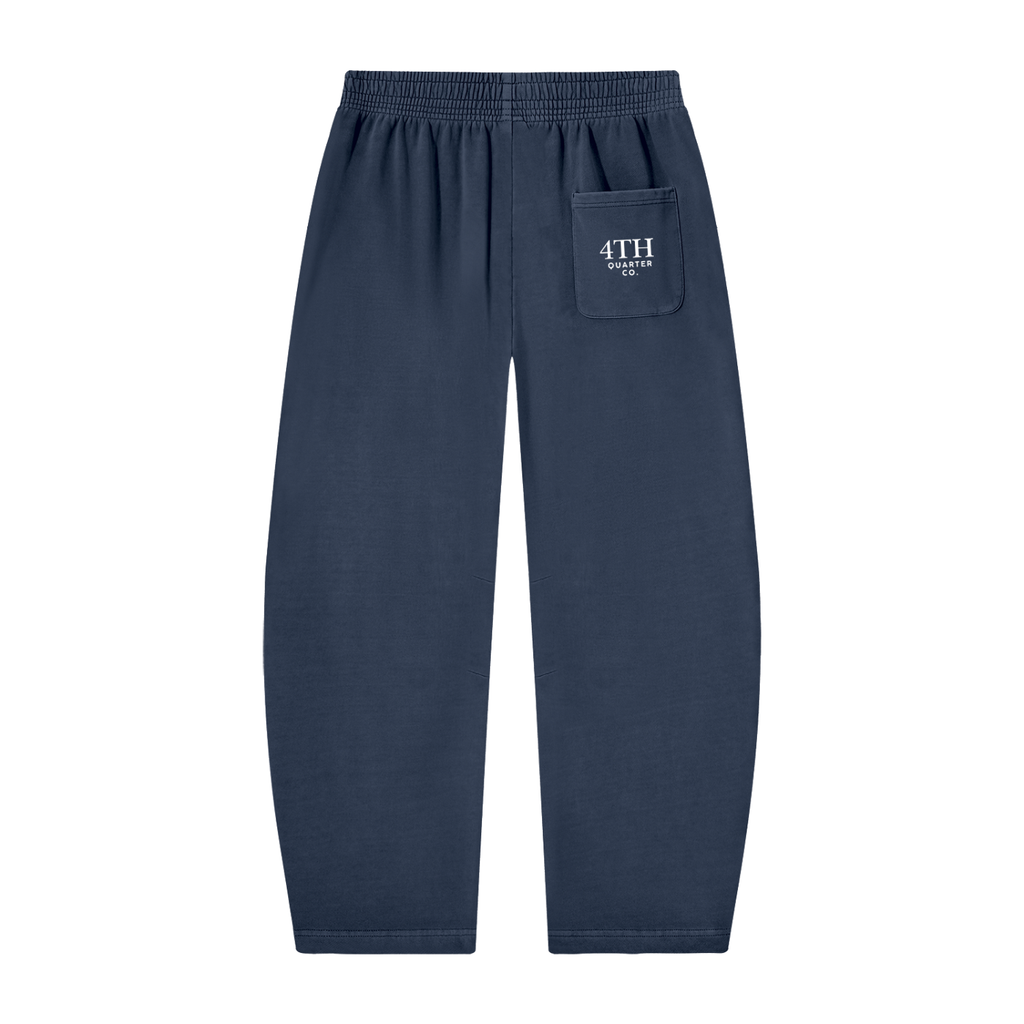 Unisex Vintage Washed Barrel Leg Sweatpants