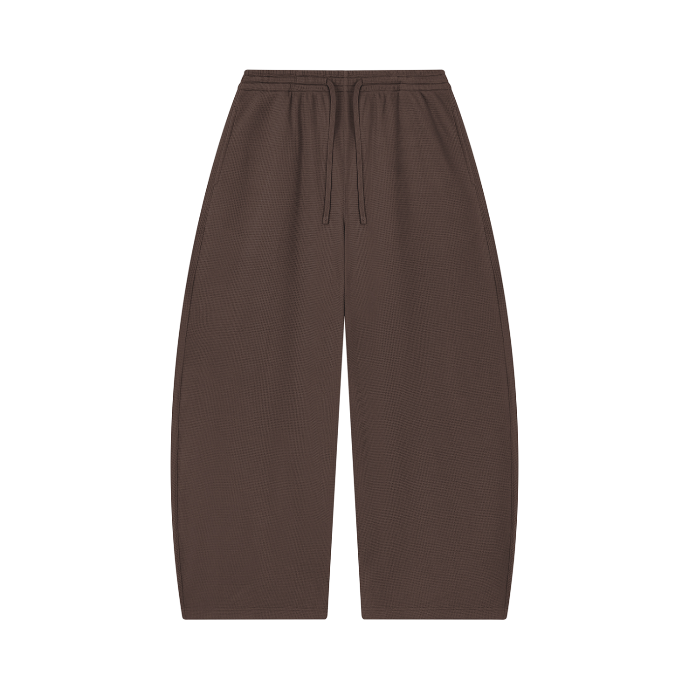 Waffle Barrel Leg Pants