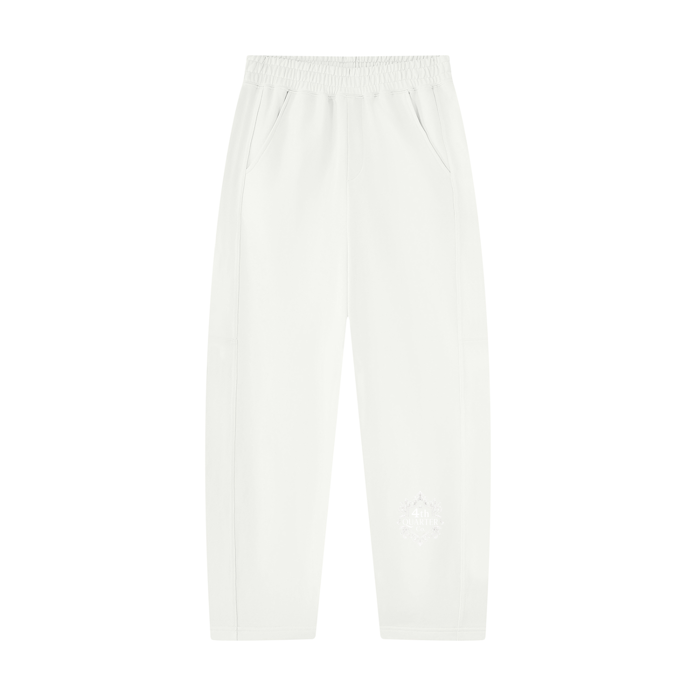 Unisex Tapered Straight Hem Sweatpants