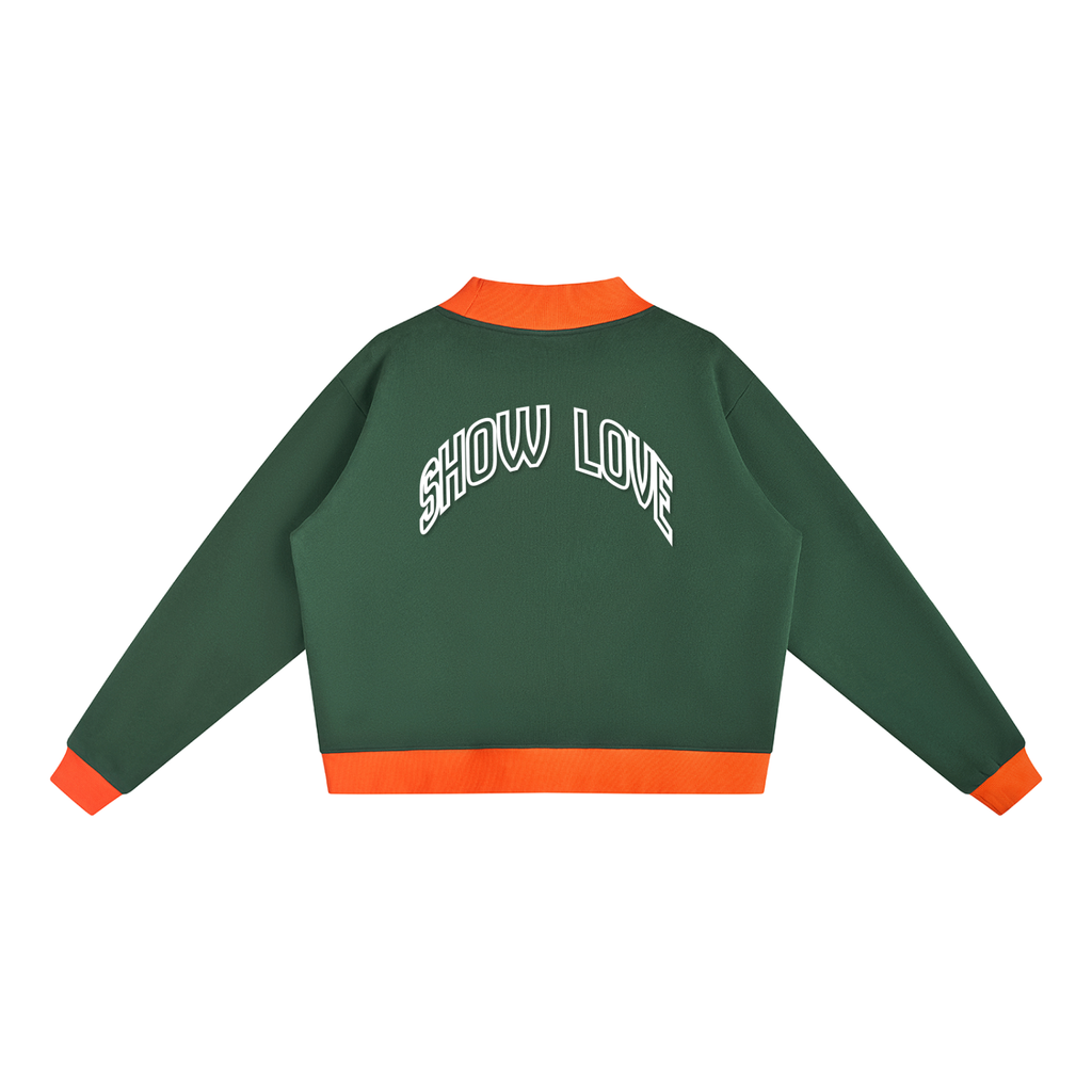 Women’s Mock Neck Crewneck Sweatshirt