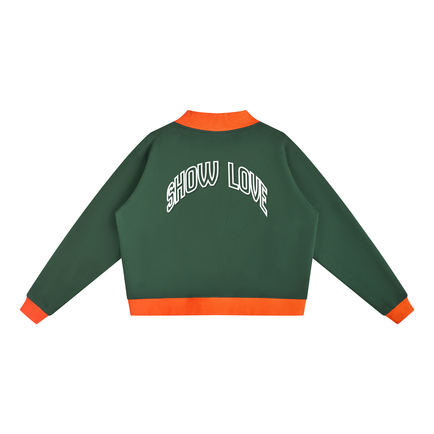 Women’s Mock Neck Crewneck Sweatshirt