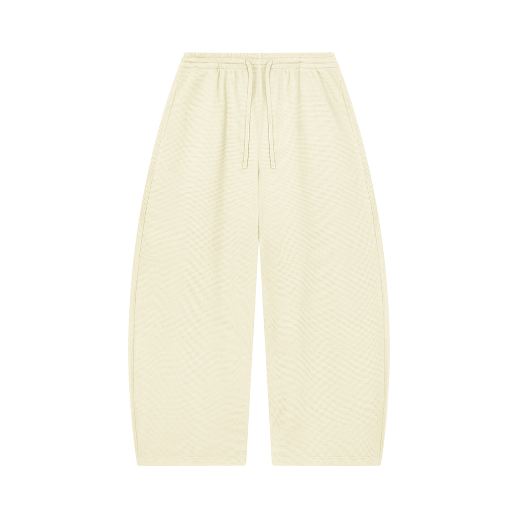 Waffle Barrel Leg Pants