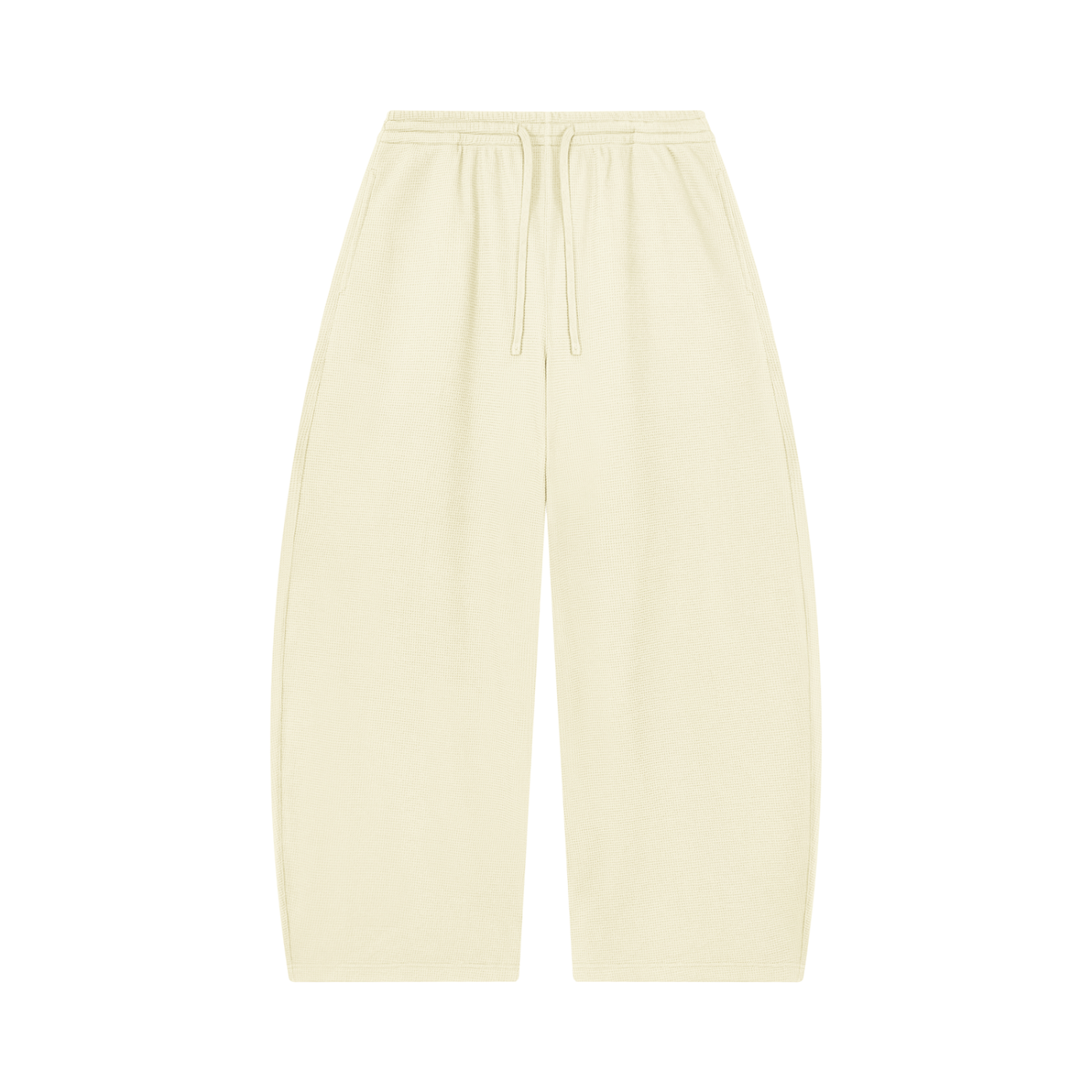 Waffle Barrel Leg Pants