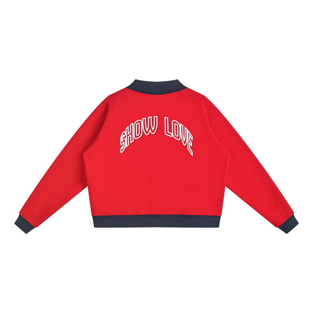 Women’s Mock Neck Crewneck Sweatshirt