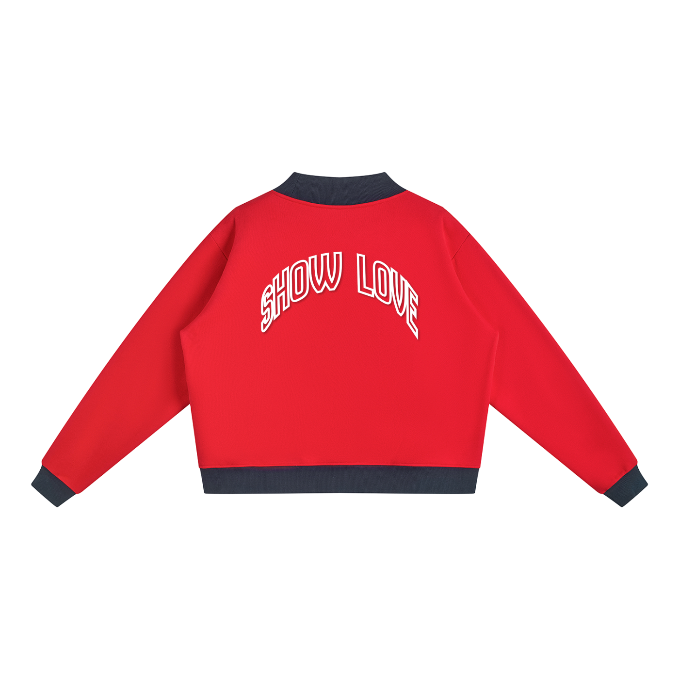 Women’s Mock Neck Crewneck Sweatshirt