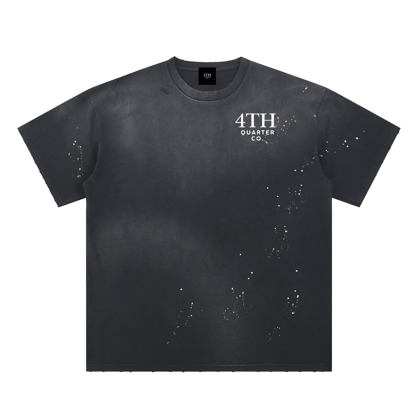 Tuscaloosa - On the Map -Hand-Frayed Sunfade Paint Splatter T-Shirt