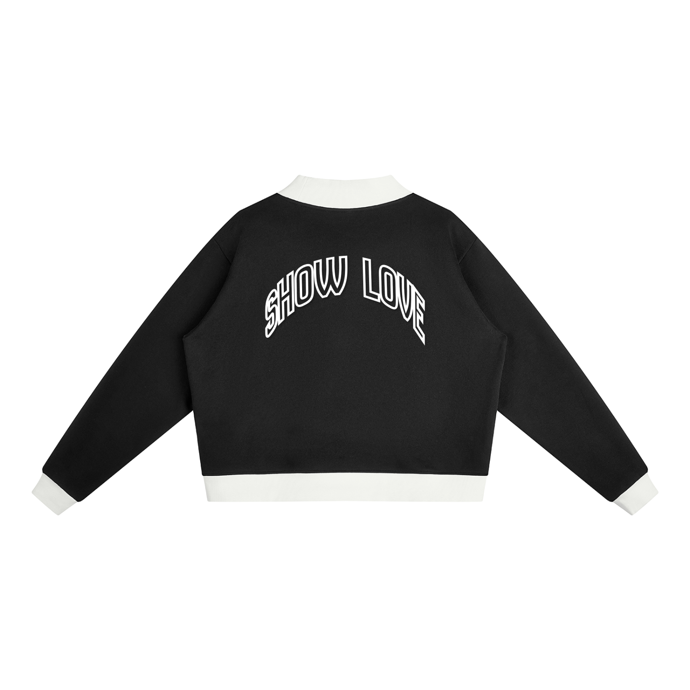 Women’s Mock Neck Crewneck Sweatshirt