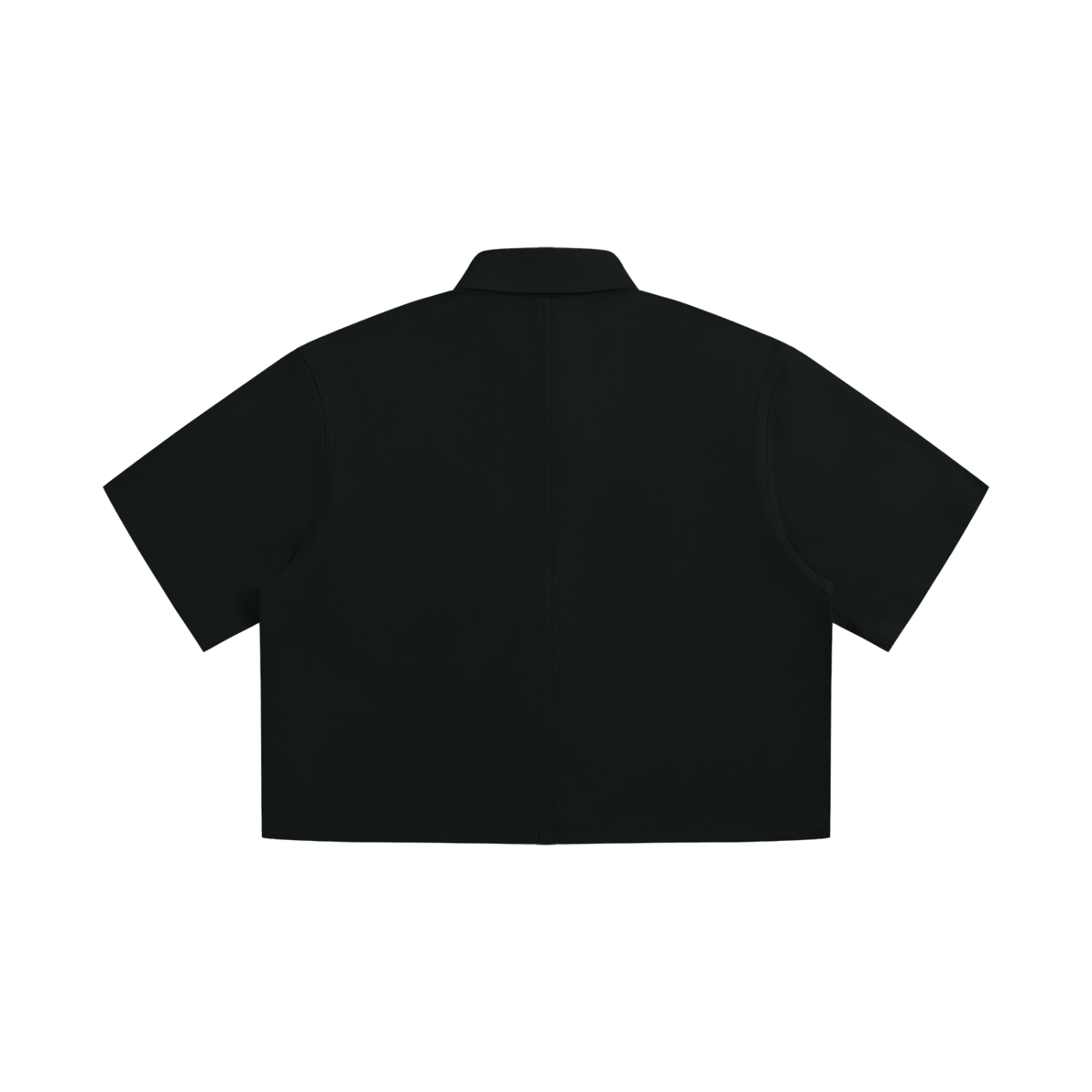 Women’s Button-Up Crop Short Sleeve Shirt