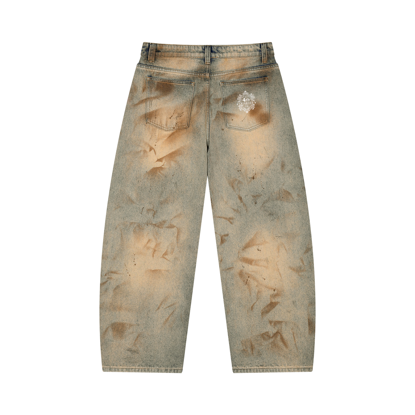 Men’s Vintage Wash Barrel Leg Jeans