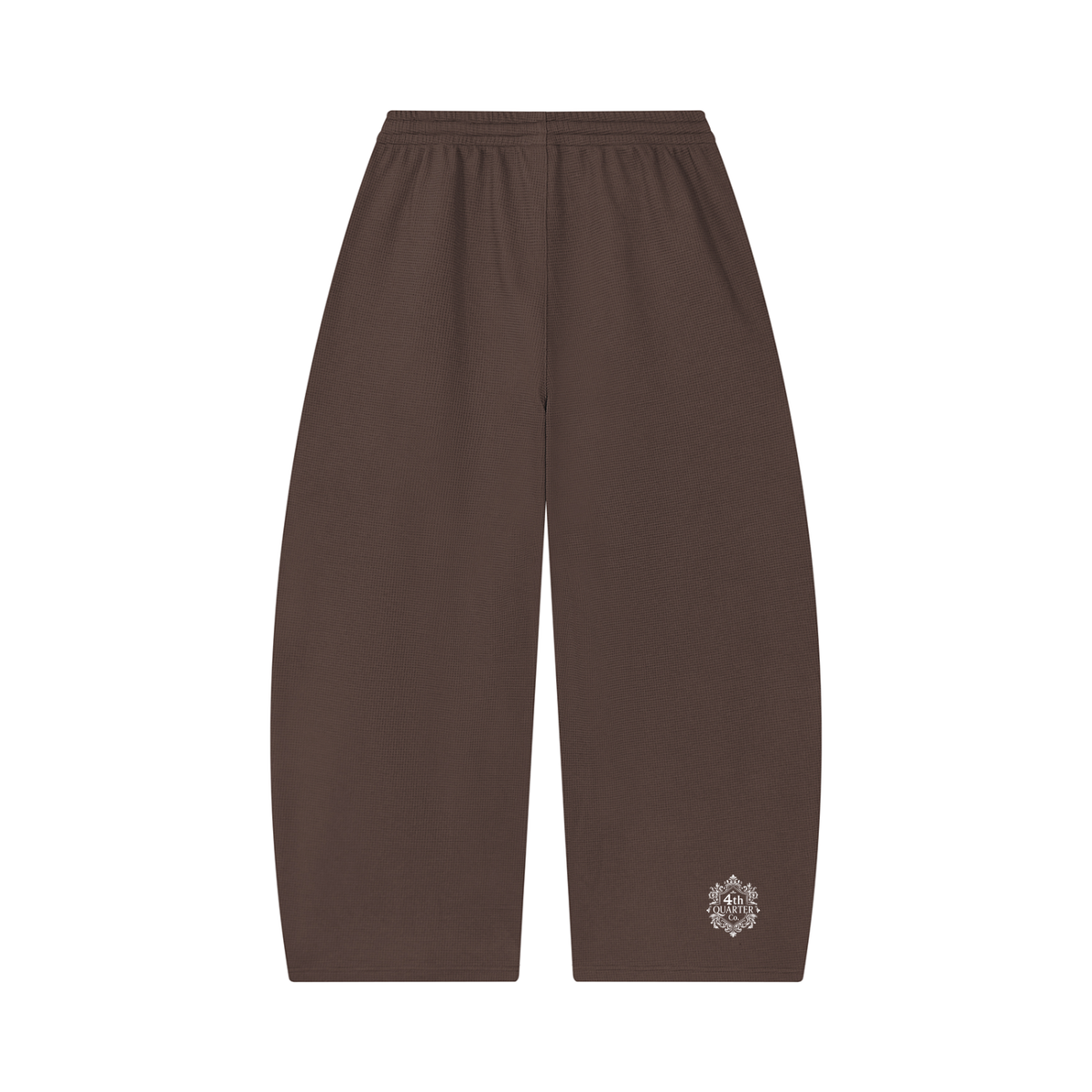 Waffle Barrel Leg Pants