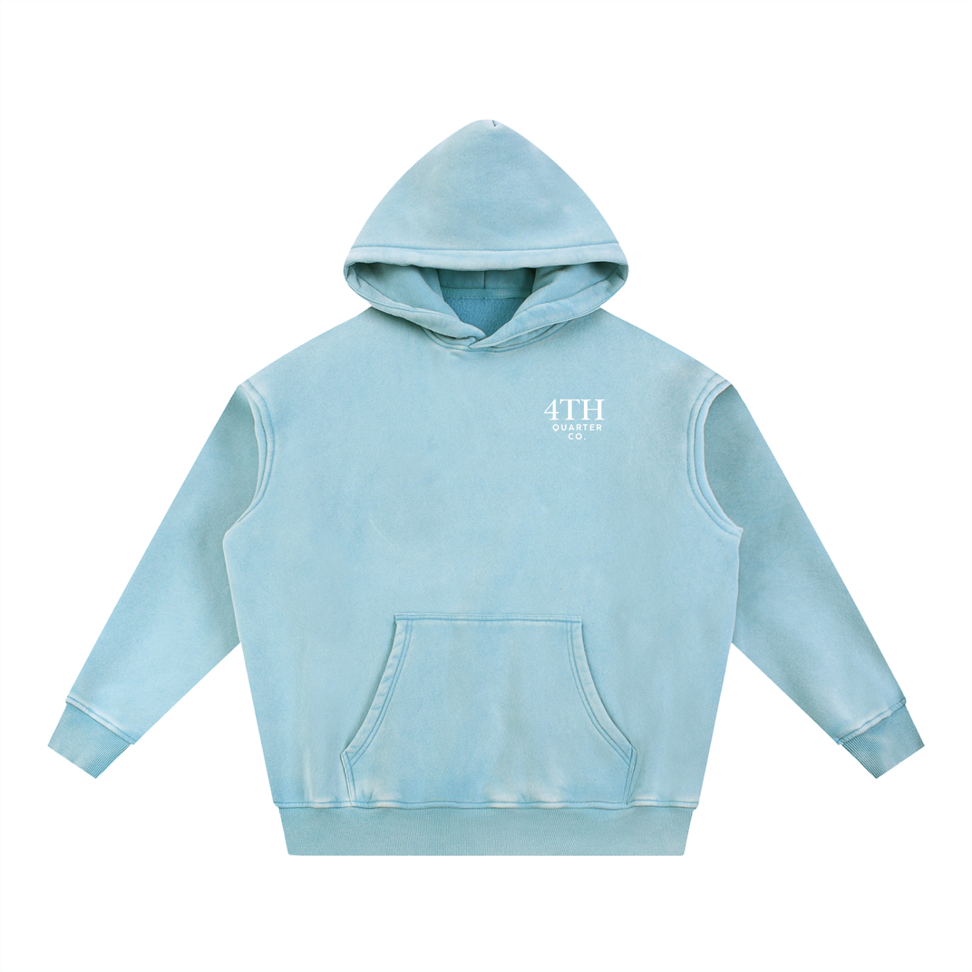 Tuscaloosa on the Map - Snow Wash Fleece Oversize Hoodie