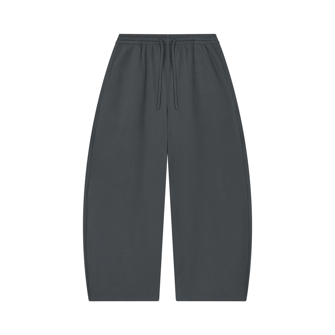Waffle Barrel Leg Pants