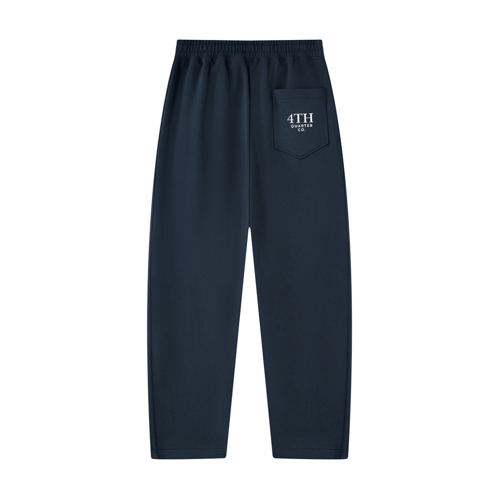 Unisex Tapered Straight Hem Sweatpants