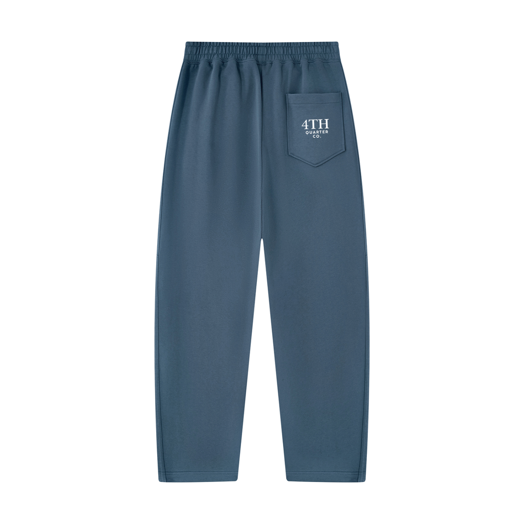 Unisex Tapered Straight Hem Sweatpants