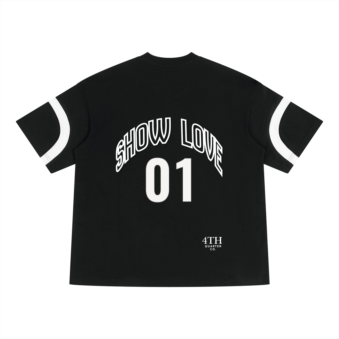 Unisex Color Block V-Neck T-Shirt