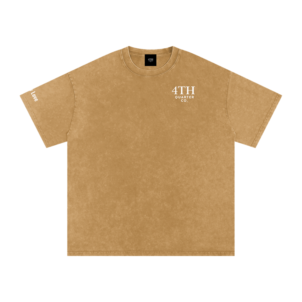 Tuscaloosa On the Map - Snow Washed Oversized Cotton T-Shirt