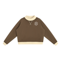 Women’s Mock Neck Crewneck Sweatshirt
