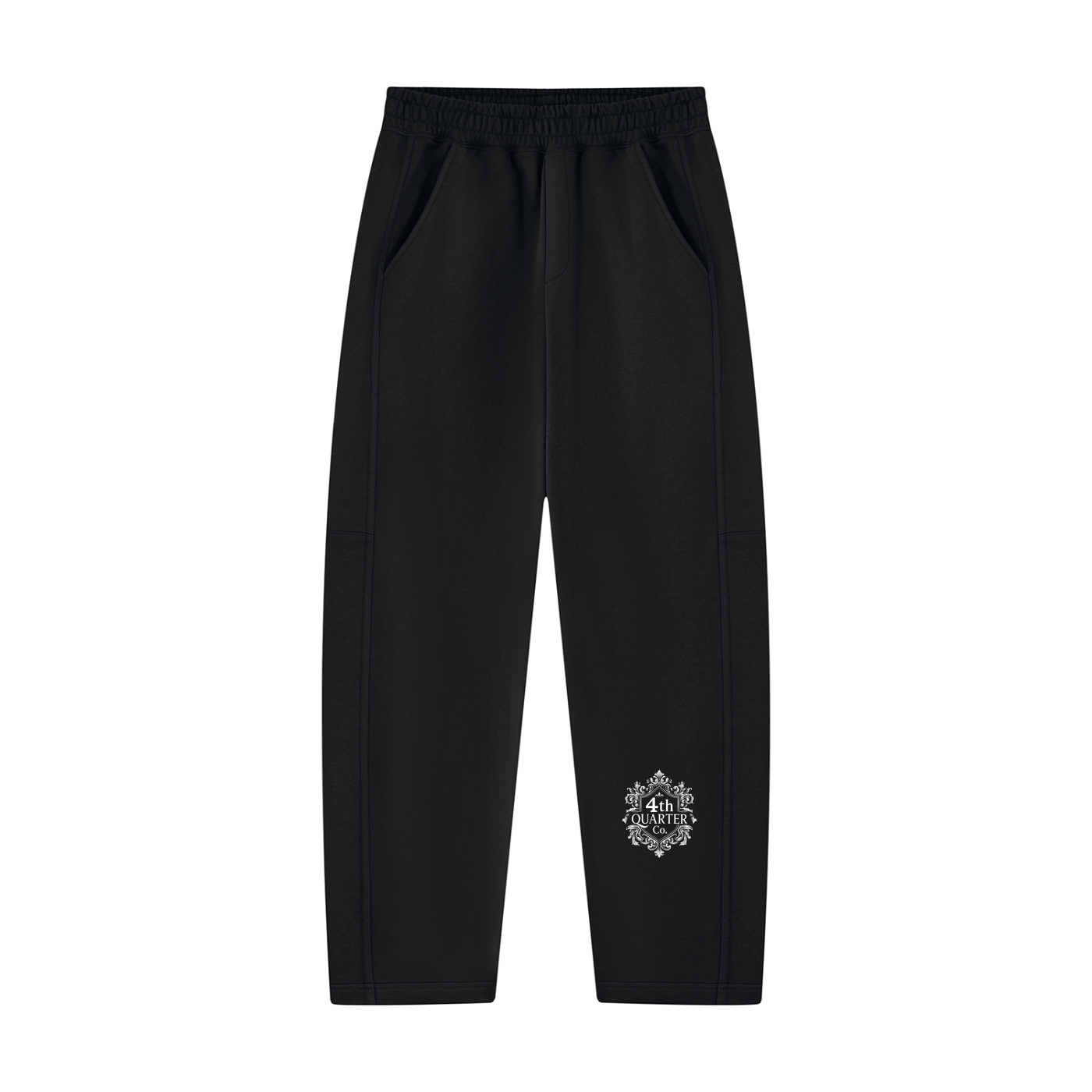 Unisex Tapered Straight Hem Sweatpants